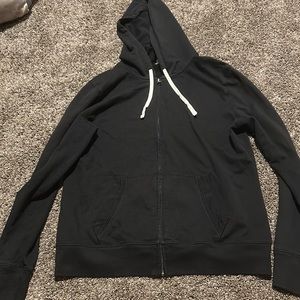 Women’s black zip up size large